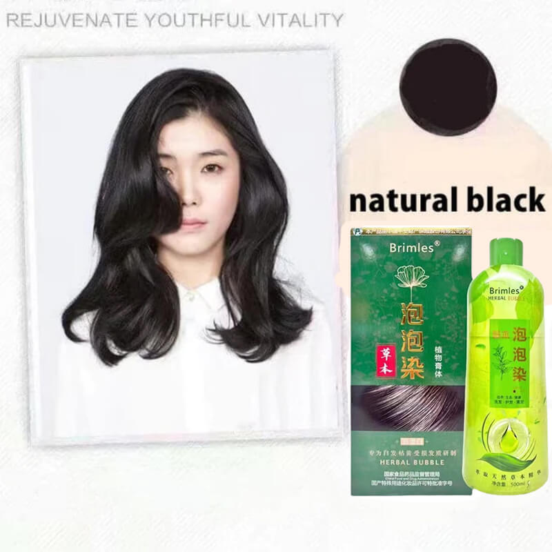 TikTok  Hair Dye Shampoo Anti-allergy Non-stick Scalp Hair Dye