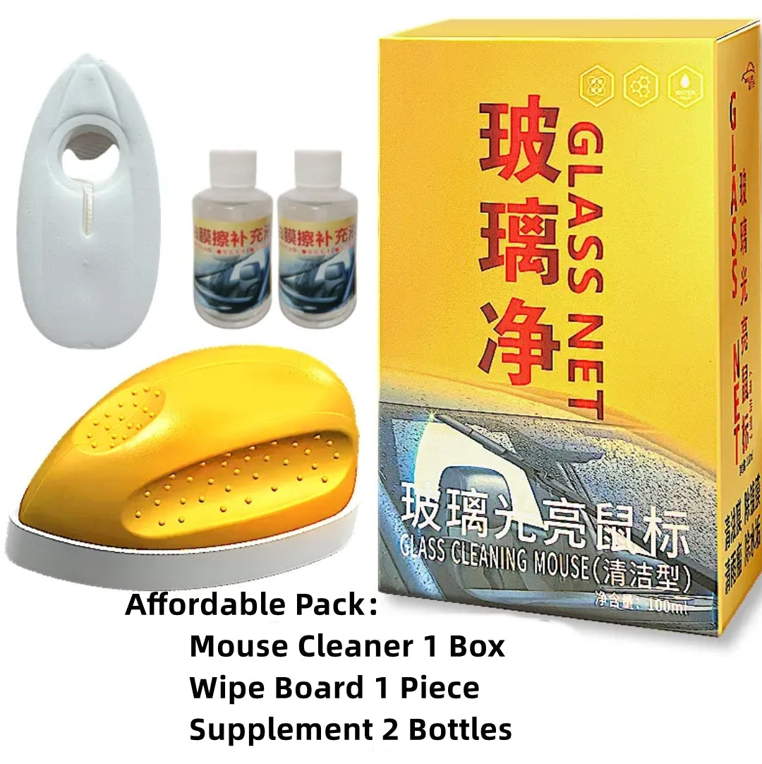 Car Glass Glossy Mouse Coating Crystal Plating Agent Cleaning Oil Film Remover Car Glass Cleaner
