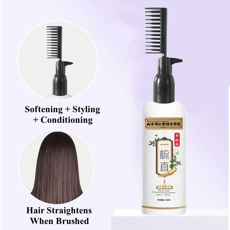 Protein Correcting Hair Straightening Softening Comb Cream