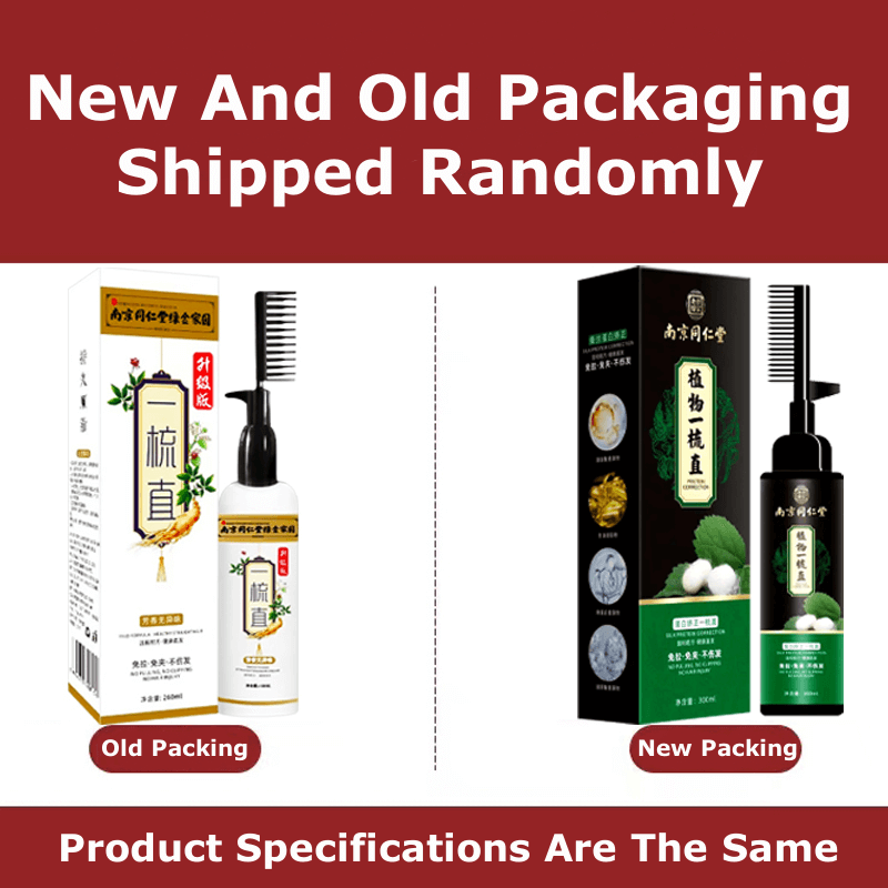 Protein Correcting Hair Straightening Softening Comb Cream