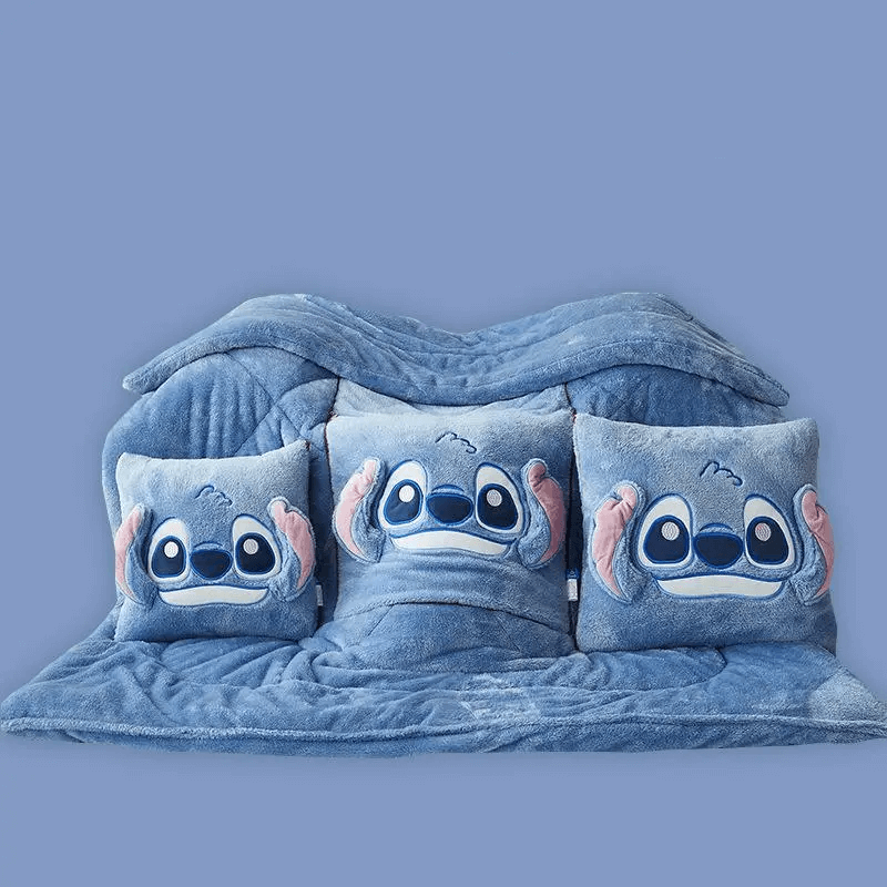 Flannel Two In One Blankets Bedroom Decoration Throw Pillow