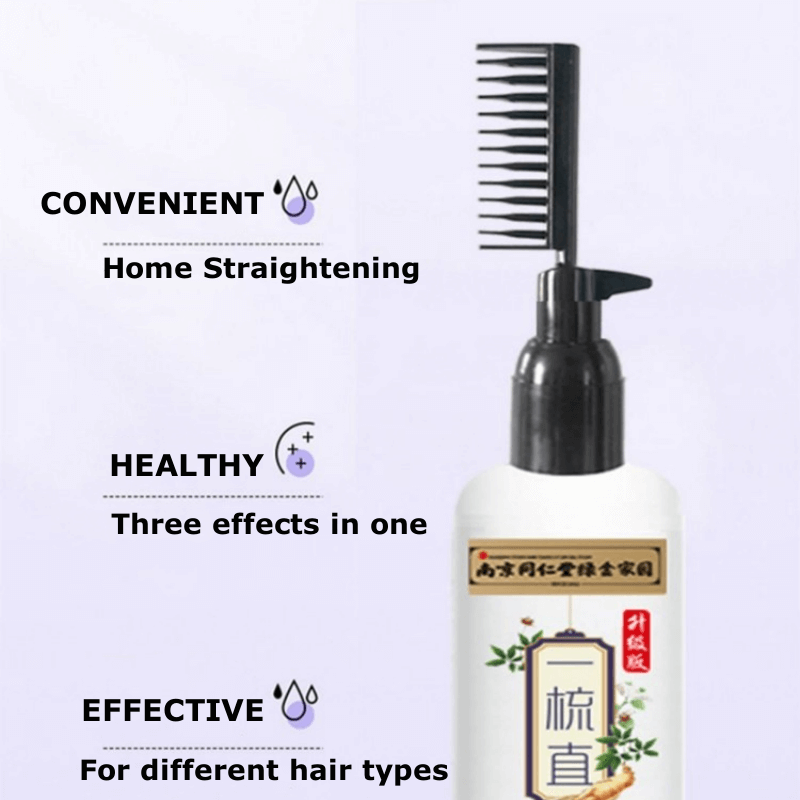 Protein Correcting Hair Straightening Softening Comb Cream