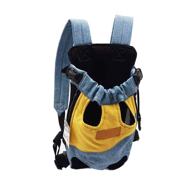 Pet Backpack Carrier For Cat Dogs Front Travel Carrying Breathable Portable Four-legged Bag