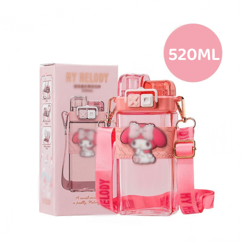 Cartoon Multifunctional Children's Water Cup Portable Summer Straw Cup