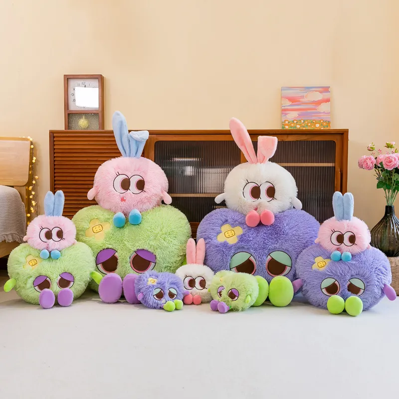 Cute Monster Plush Doll - Girls' Sleep Pillow, Princess-Style Birthday Gift