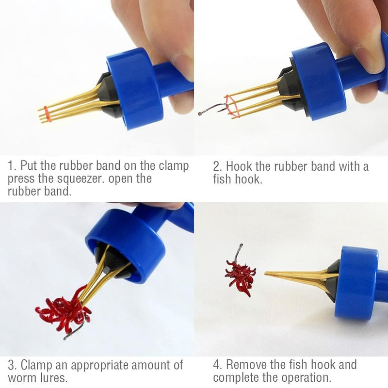 Bloodworm Clip Fishing Baits High Quality Lightweight Clip Earthworm Fishing Tackle Accessory