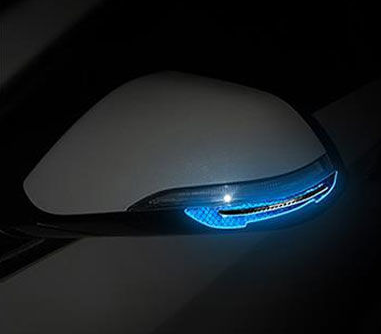 Car Reflective Sticker Car-styling Rearview Mirror Sticker Safety Warning Reflective Sticker Car Strip Stickers Exterior