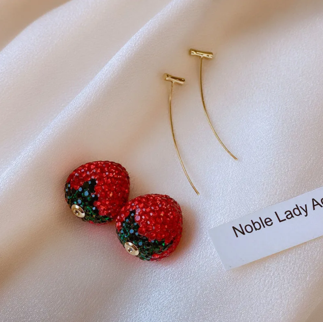 2022 Super Sweet Strawberry Earrings Fashion