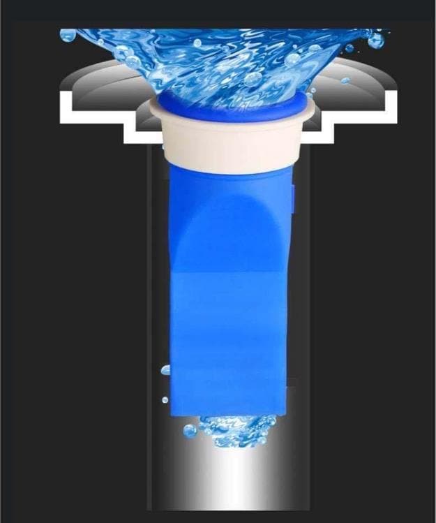 Silicone Deodorizing Core Drain Pipe Hose Deodorizing Rubber Plug Kitchen Bathroom Sewer Seal (4 Sets) 40-50Cm