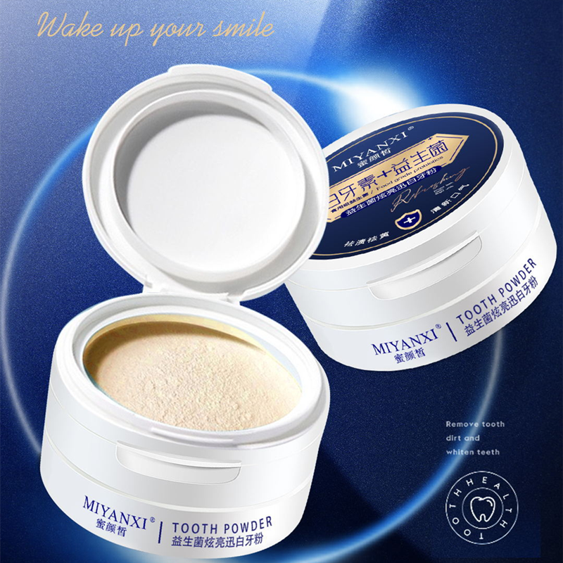 50g Tooth Whitening Powder Probiotics Toothpaste Tartar Stain Removal Tooth Care