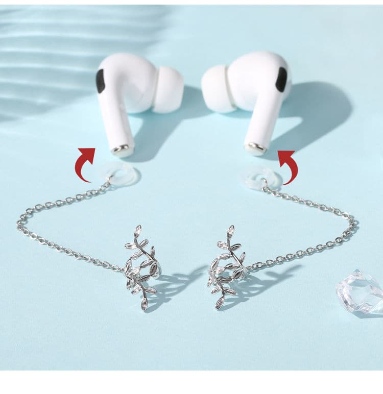 Fashion AirPods Bluetooth Earphones Anti-earclip Earphone Protection Chain