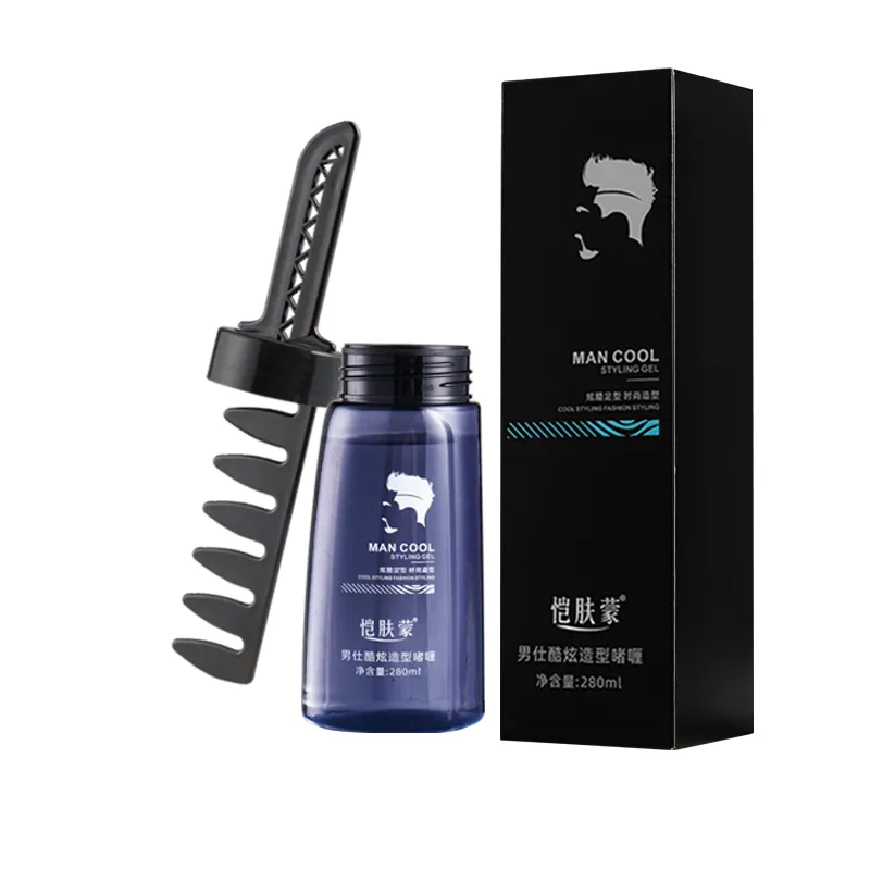 Men's Hair Styling Gel Fluffy Moisturizing Matte Finished Strong Molding Cream