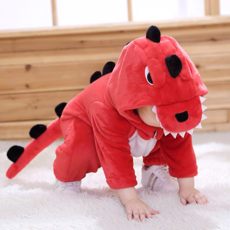 TK Baby Animal Dinosaur Onesie Costume Rompers And Jumpsuits for Teen Girls Baby Pants Boy Baby Girl Hoodie Romper