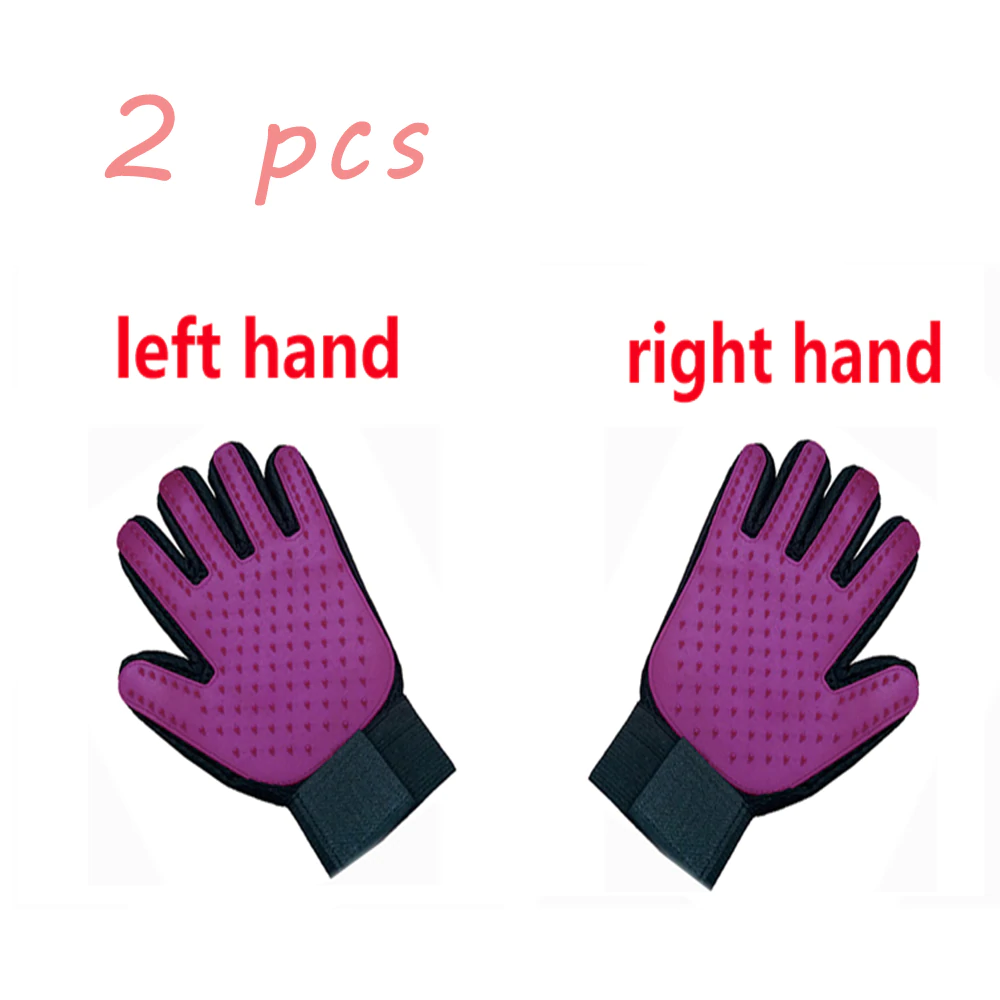 Cats and Dogs Pet Bath Cleaning Silicone Gloves Decontamination Massage Hair Removal Cover Combing Brush Supplies