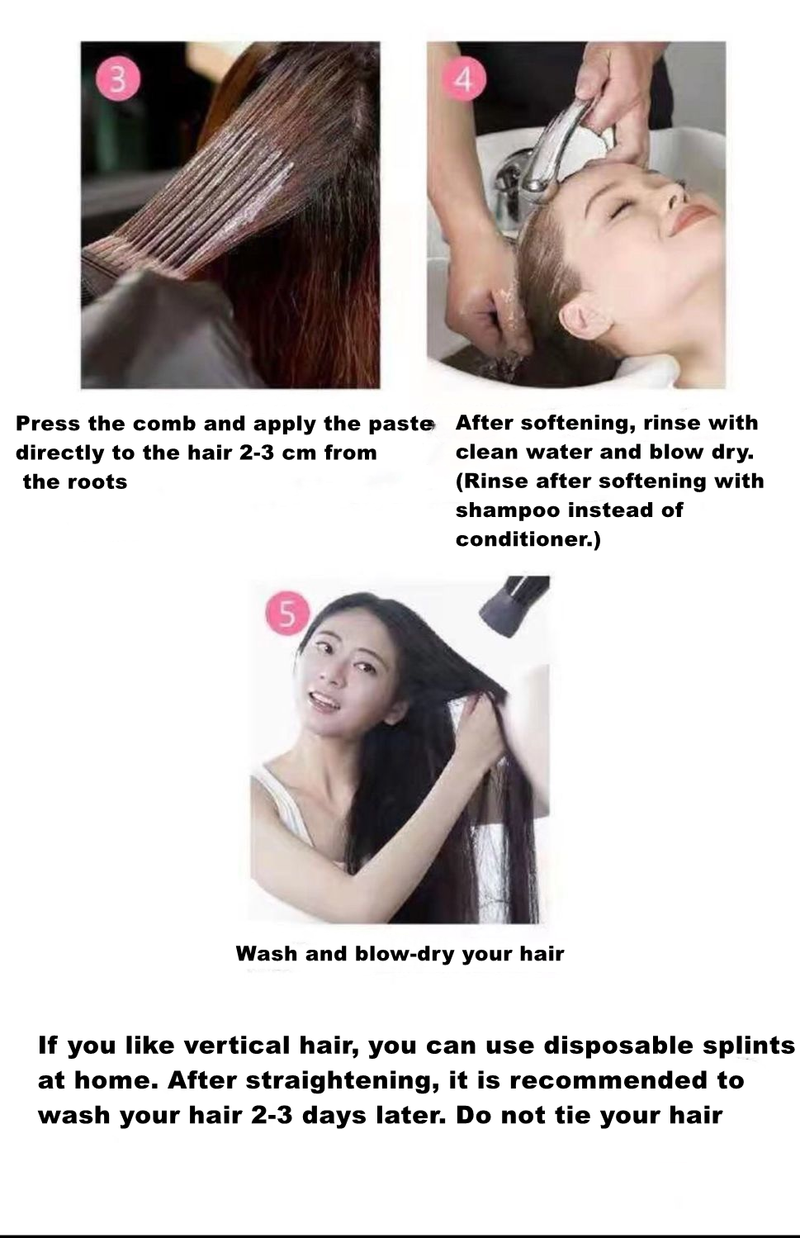 Hair Straightening Cream Replenish Hair Nutrition And Moisture Does Not Hurt Hair Easily Soften