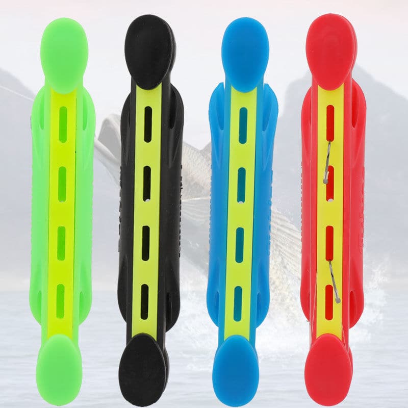 Rubber Fishing Rod Winding Clip Rubber Retracting Clip Hand Rod Winding Fishing Rod Winding Board
