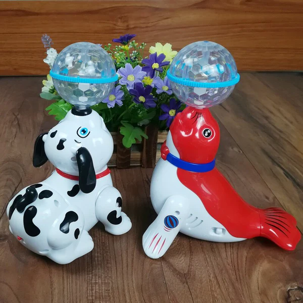 Electric Interactive Baby Toys Infant Electric Dog Toy With Music & 3D Light Learning Toys