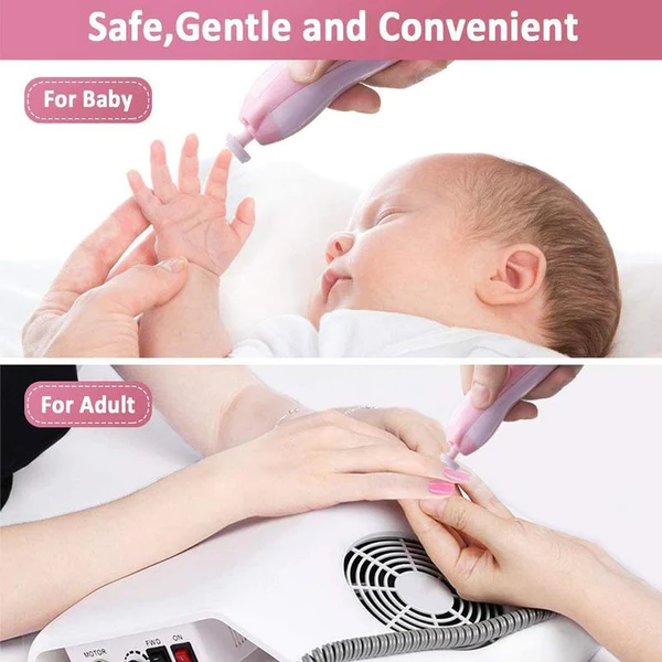 Safety Electric Baby Nail File Clippers Toes Fingernail Cutter Trimmer Manicure Tool Manicure Pedicure Care Tool Set For Kids