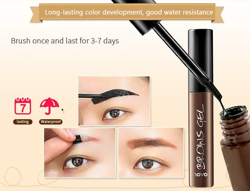 Eyebrow Dye Cream Eye Brow Gel 3 Colors Semi-Persistent Peel-off Tint Brow Eyebrow Cream Lasting
