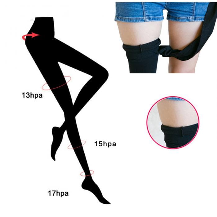 Let's Slim Stovepipe Socks Stovepipe Socks Stretch Stockings Jumpsuit 200M