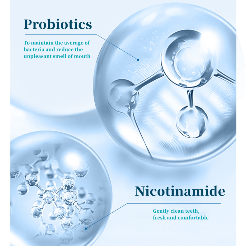 Probiotic Nicotinamide Dazzling White Toothpaste Protects Gums Freshens Breath