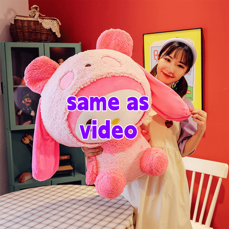 Cute Pink Dog Dolls Plush Toys Home Decor Stuffed Toy Gift