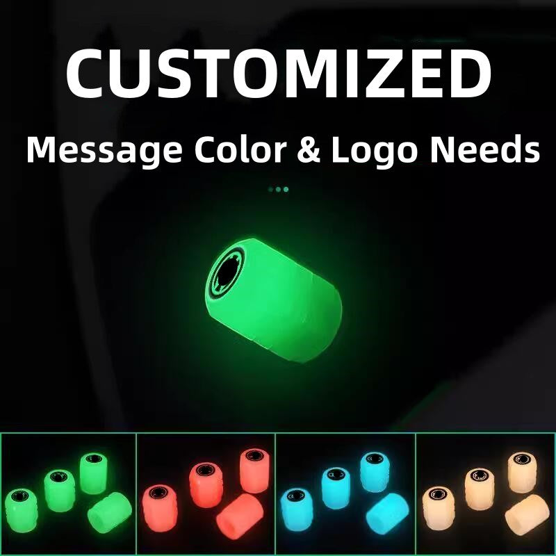 TikTok Luminous Tire Air Valve Cap Valve Core Cover