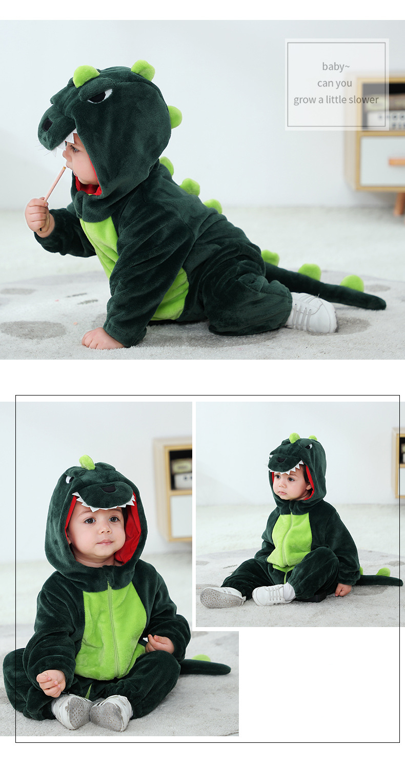 TK Baby Animal Dinosaur Onesie Costume Rompers And Jumpsuits for Teen Girls Baby Pants Boy Baby Girl Hoodie Romper
