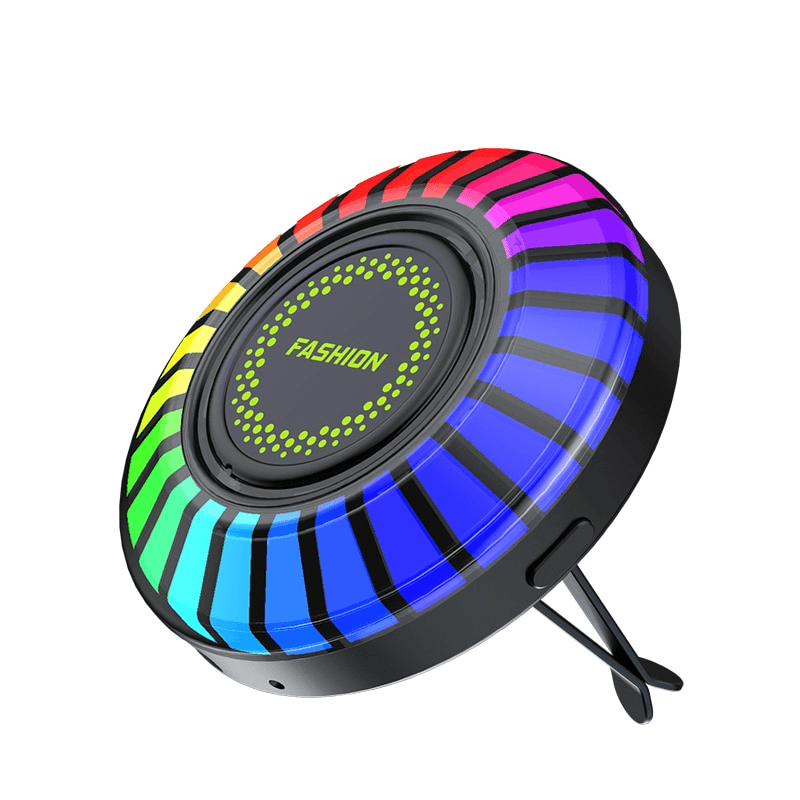 24 LED Light RGB Sound Control Voice Rhythm Ambient Pickup Lamp For Car Diffuser Vent Clip Air Fresheners Fragrance APP Control