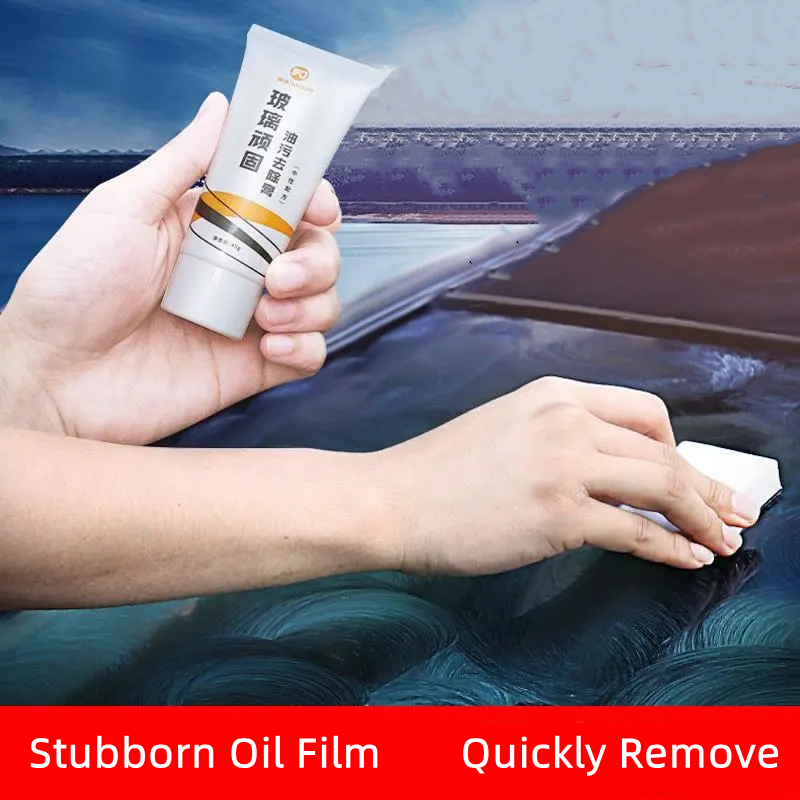 Magic Coated Glass Stubborn Oil Removal Paste Remove Stains Oil Film Cleaning Glass