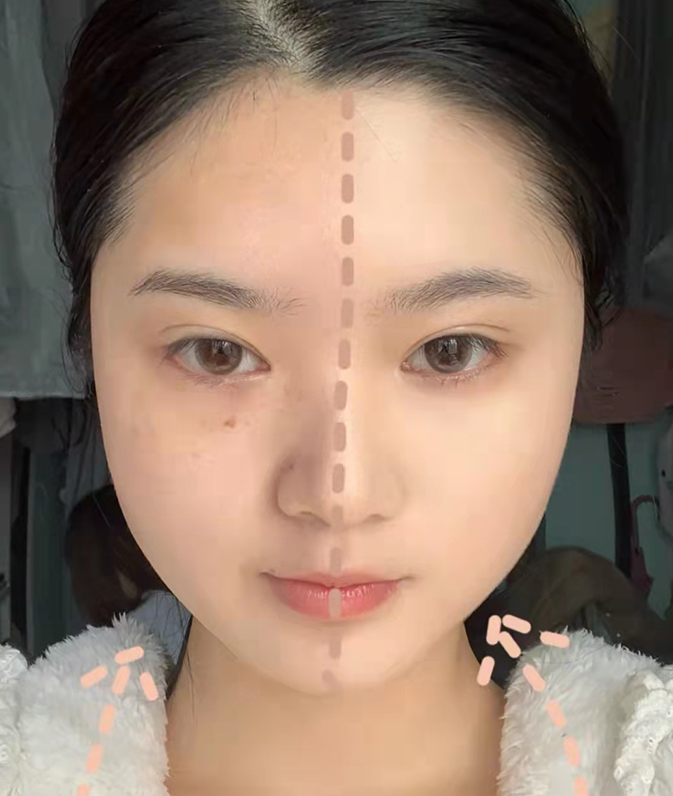 Three-color Concealer Conceal Cover Dark Circles Freckles