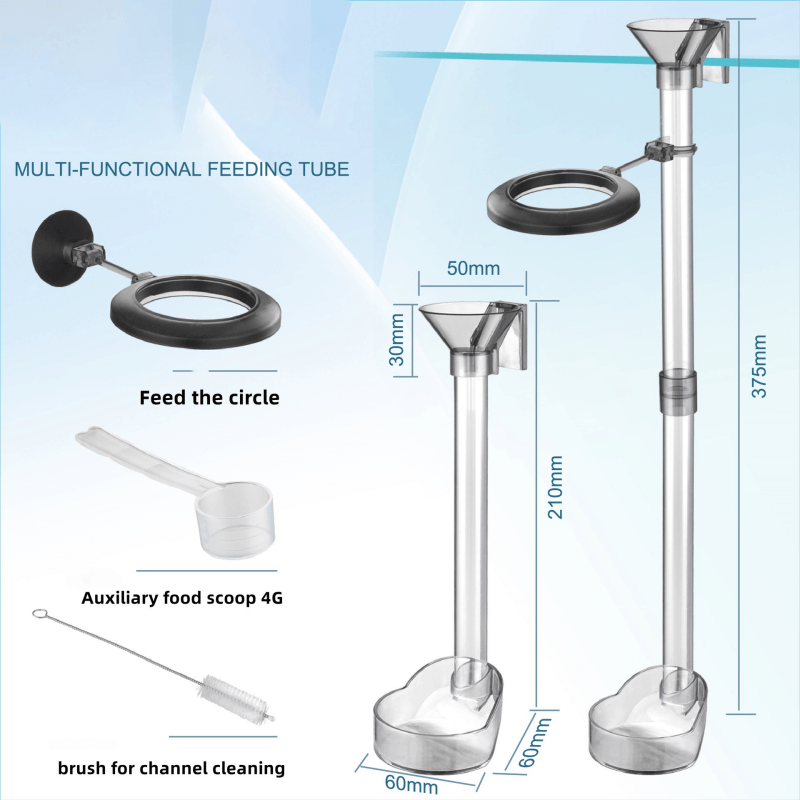 NEW Fish Tank Aquarium Feeding Circle Multi-functional Feeding Tube