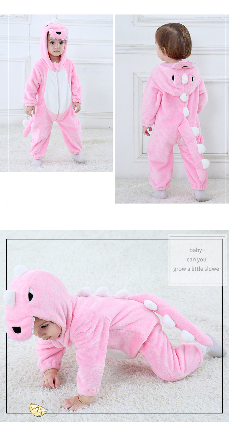 TK Baby Animal Dinosaur Onesie Costume Rompers And Jumpsuits for Teen Girls Baby Pants Boy Baby Girl Hoodie Romper