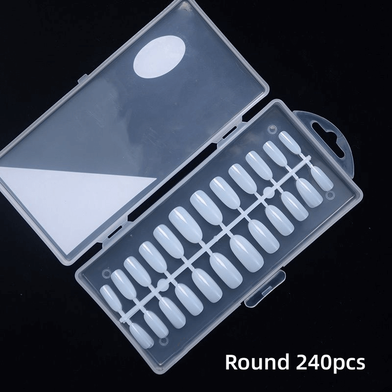 Milky White Traceless Lengthening Nail Patch Ultra-thin Manicure