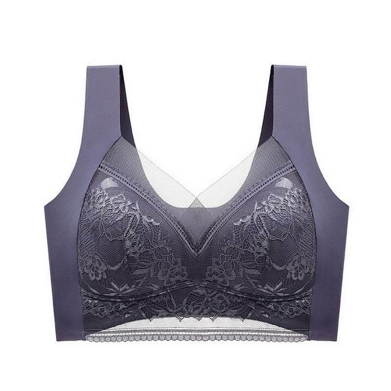 Bras For Women Beautiful Push Up Seamless Wire Free Bras Sport Active Wear Lace Bra Top Underwear Brassiere Bralette Mujer