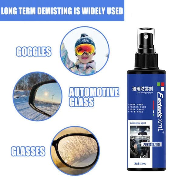 Car Glass Anti Fogging Agent LongLasting Car Window Defogging Rear Vi