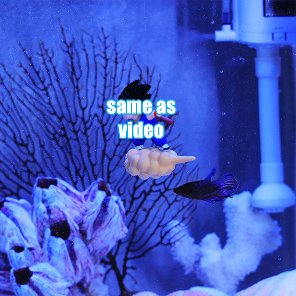 Fish Tank Landscaping Ornament Floating Diver