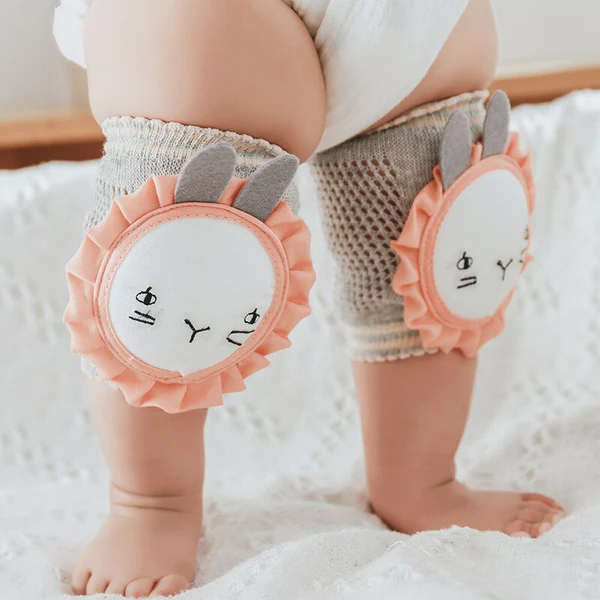 2pair/lot Mesh Baby Knee pad Cotton Breathable Baby Toddler Drop-Resistant Safety Crawling Knee Pad Warm Protector Baby Kneecap