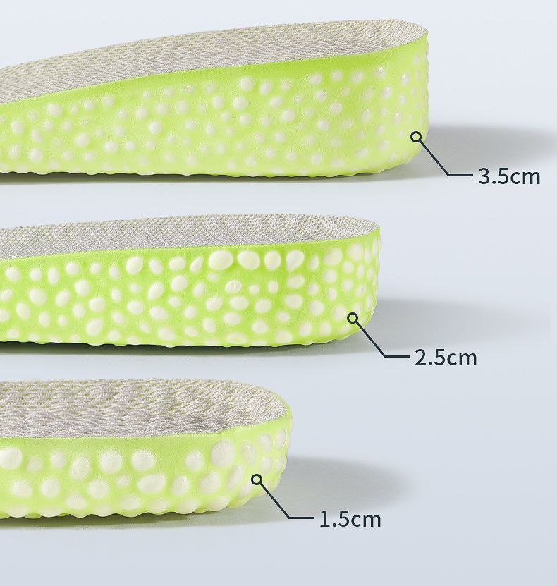 TikTok heightening insoles 1.5-3.5cm Soft Running Sport Insoles