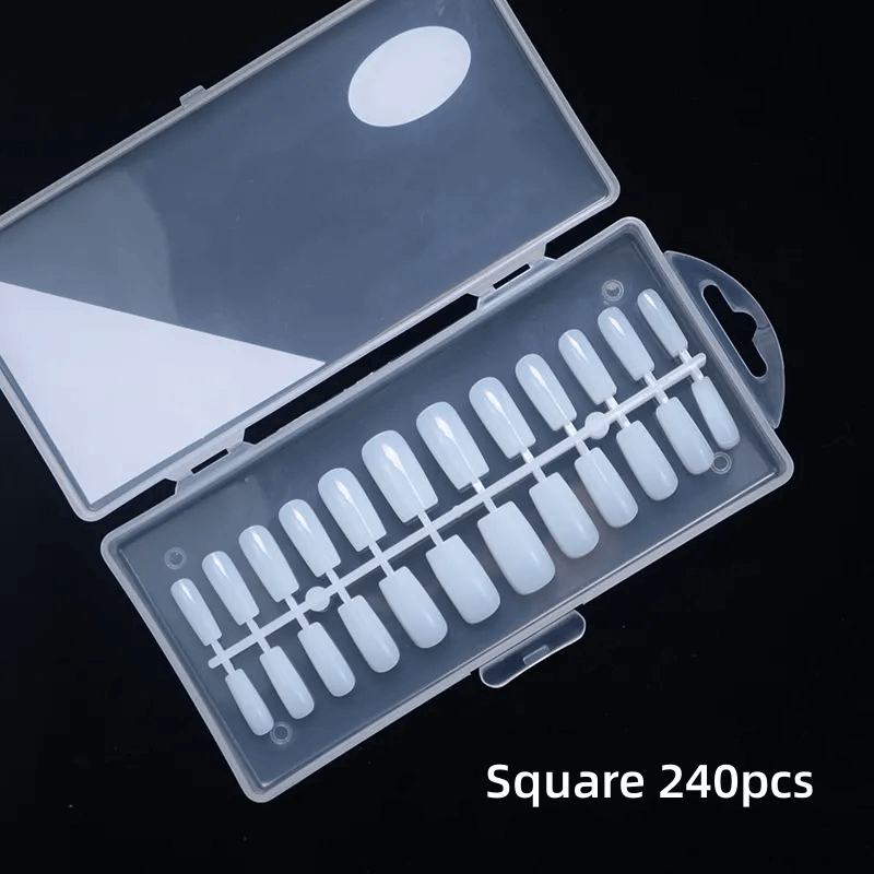 Milky White Traceless Lengthening Nail Patch Ultra-thin Manicure
