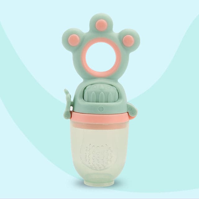 Baby Teether Nipple Fresh Fruit Food Vegetable Bite Bag Pacifier Safe Eat Silicone Feeder Supplement Oral Care Bottle Teat
