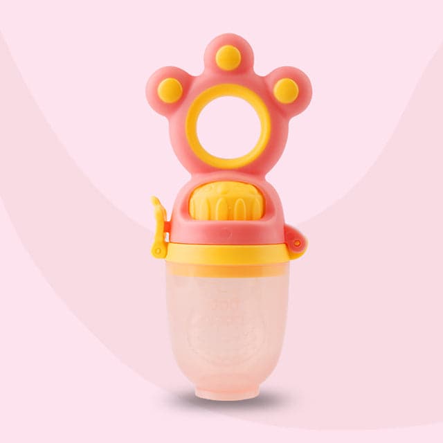 Baby Teether Nipple Fresh Fruit Food Vegetable Bite Bag Pacifier Safe Eat Silicone Feeder Supplement Oral Care Bottle Teat