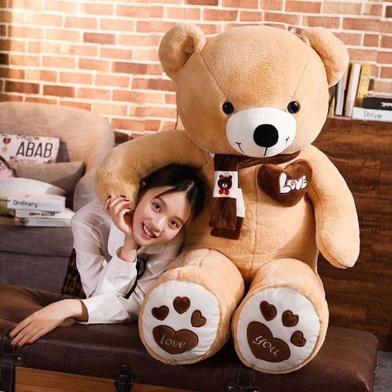 Huggable 4 Colors Teddy Bear Stuffed Toys For Girlfriends Holiday Birthday Gift Home Decor