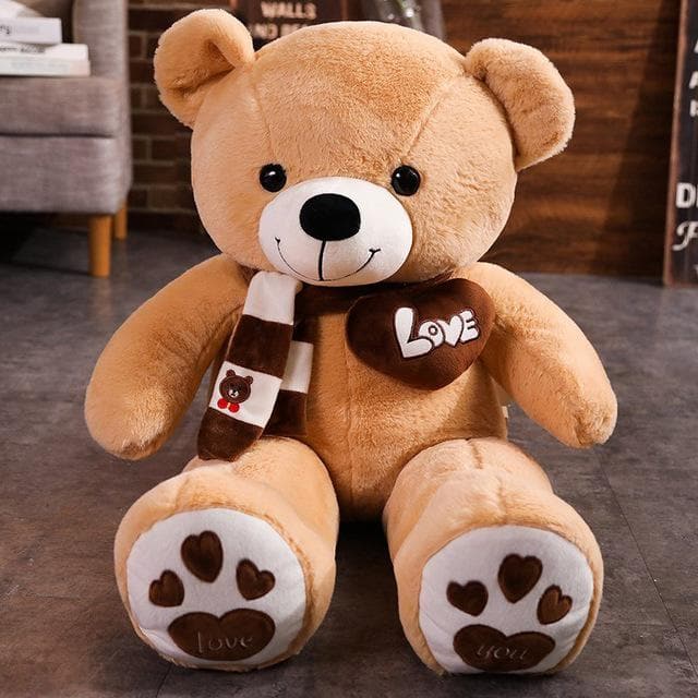 Huggable 4 Colors Teddy Bear Stuffed Toys For Girlfriends Holiday Birthday Gift Home Decor