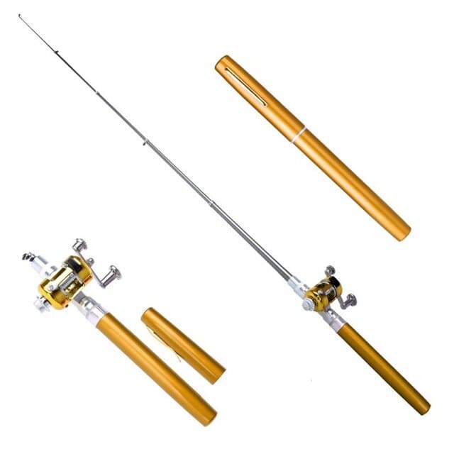Penholder Pocket Fishing Rod Ice Fishing Rod Portable Ultra-short Sea Rod Cast Rod