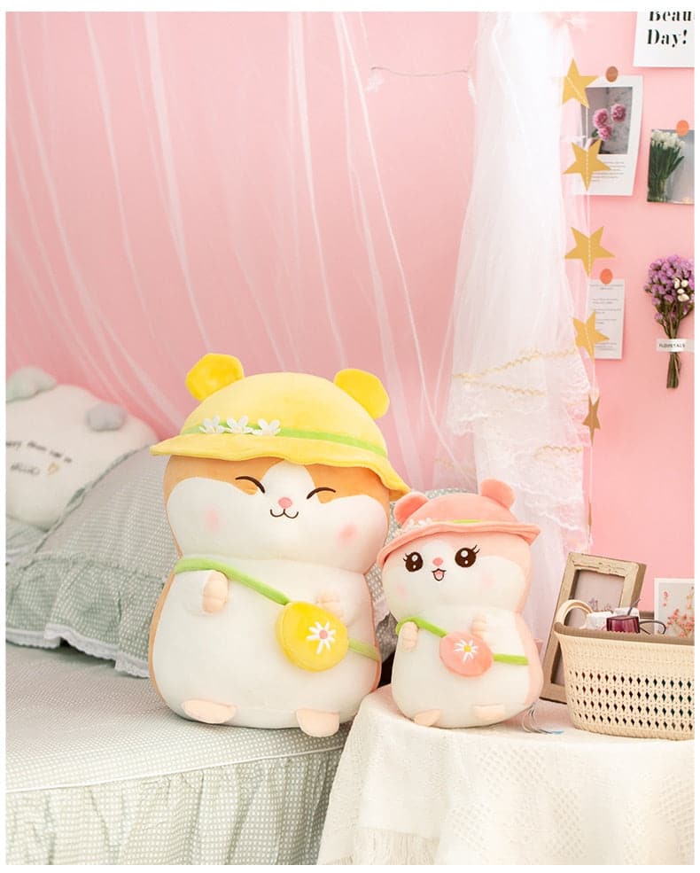 Cute Hamster Plush Toy Kid's Birthday Gift Soft Animals Doll Perfect Stuffed Toys Gift for Kids