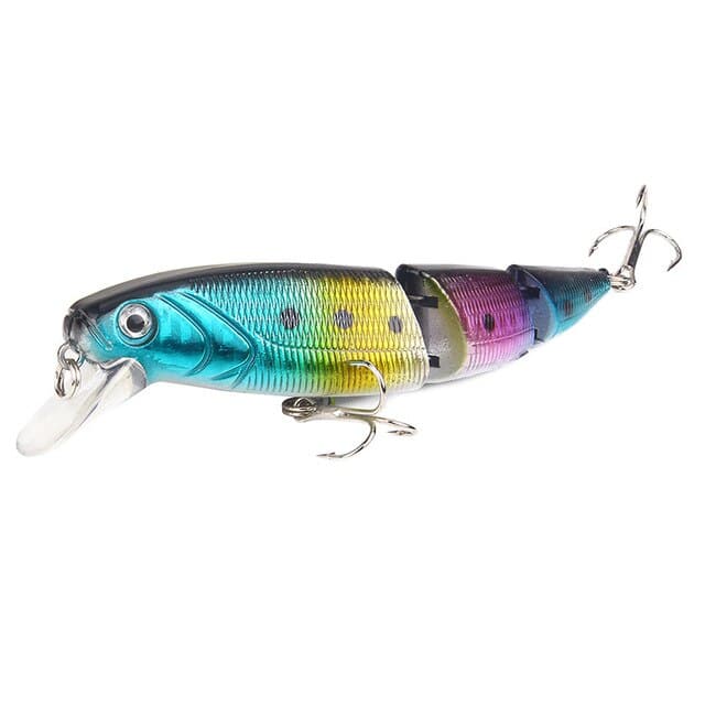 Multi Section Sea Bass Hard Fishing Lure 3D Fish Eyes 1PCS Crankbaits Minnow Fake Artificial Bait Suit For Fishing Carp Tackle