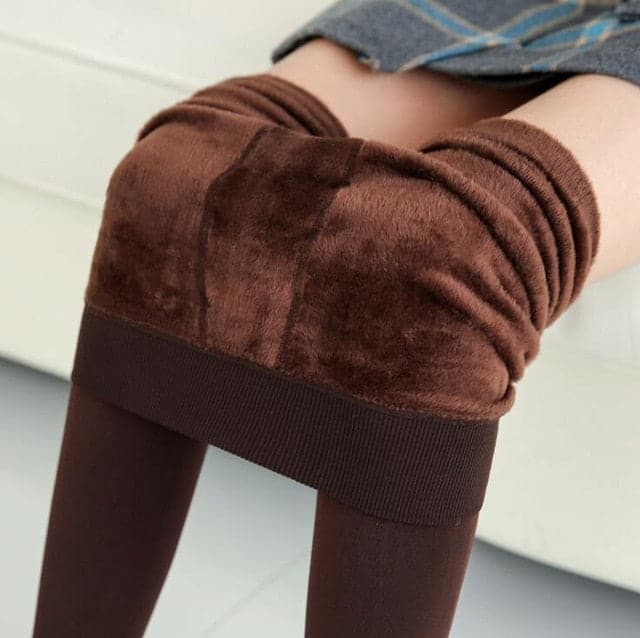 Trend Knitting Casual Winter New High Elastic Thicken Lady's Leggings Warm Pants Skinny Pants For Women