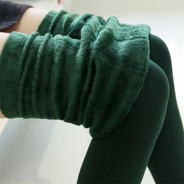 Trend Knitting Casual Winter New High Elastic Thicken Lady's Leggings Warm Pants Skinny Pants For Women