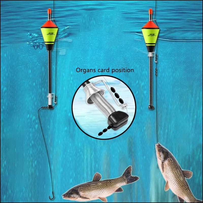 1Pcs Portable Automatic illuminate Fishing Float Fishing Accessories Fast Fishing Artifact Fishing Float Device Hot